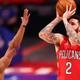 Lonzo Ball is now a threat from three-point range.